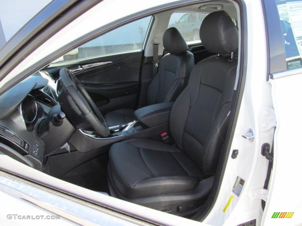 2013 Sonata Limited 2.0T - Shimmering White / Black photo #5