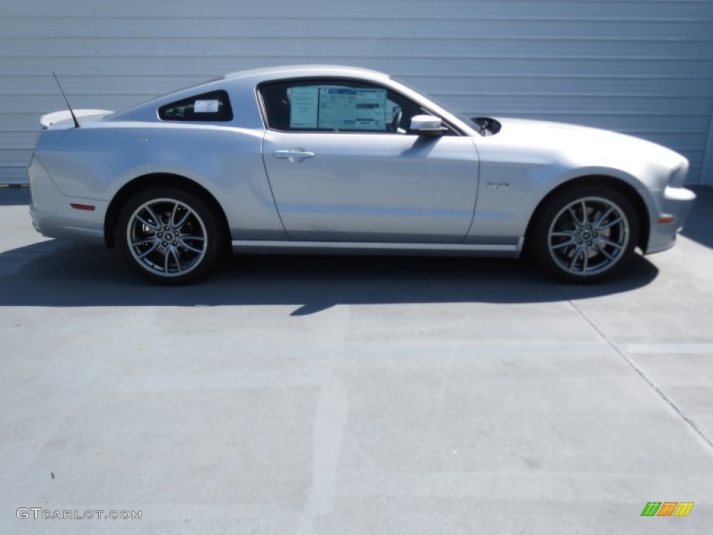 2013 Mustang GT Coupe - Ingot Silver Metallic / Charcoal Black photo #2