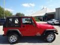 2006 Flame Red Jeep Wrangler SE 4x4  photo #9