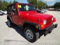 2006 Flame Red Jeep Wrangler SE 4x4  photo #10