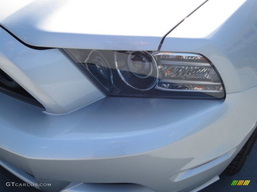 2013 Mustang GT Coupe - Ingot Silver Metallic / Charcoal Black photo #8