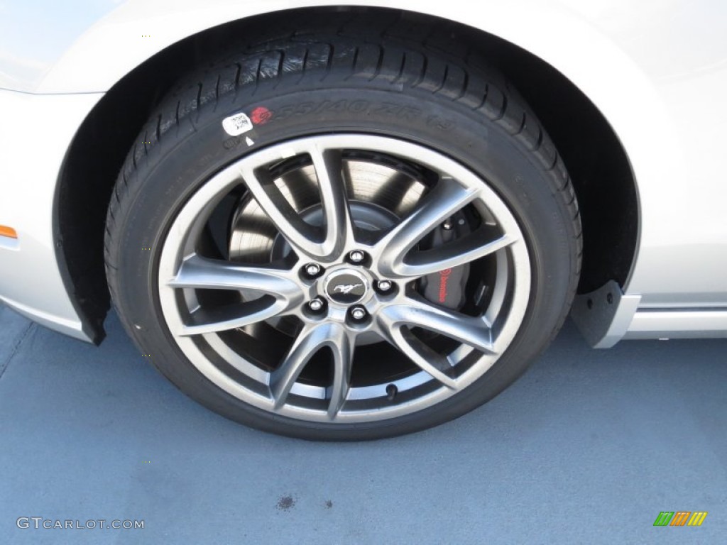 2013 Mustang GT Coupe - Ingot Silver Metallic / Charcoal Black photo #10