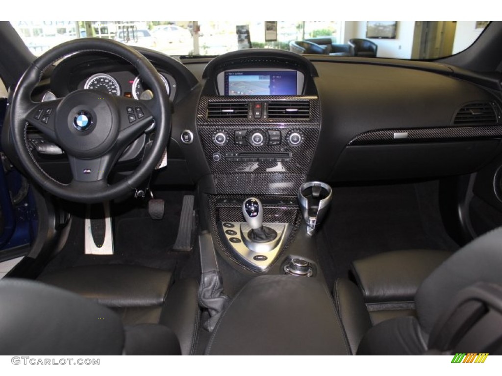2010 BMW M6 Coupe Black Dashboard Photo #72077689