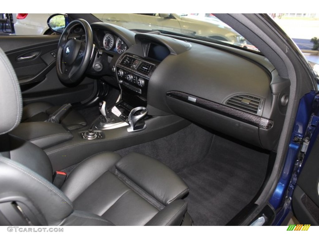 2010 M6 Coupe - Interlagos Blue Metallic / Black photo #24