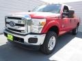 2012 Vermillion Red Ford F250 Super Duty XLT Crew Cab 4x4  photo #6