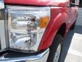 2012 Vermillion Red Ford F250 Super Duty XLT Crew Cab 4x4  photo #8