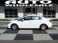 Taffeta White - Civic LX Sedan Photo No. 1