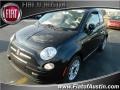 2012 Nero (Black) Fiat 500 c cabrio Pop  photo #1