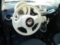 2012 Nero (Black) Fiat 500 c cabrio Pop  photo #7