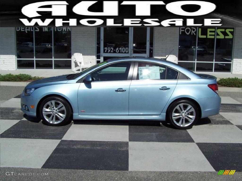 2011 Cruze LTZ/RS - Ice Blue Metallic / Jet Black Leather photo #1