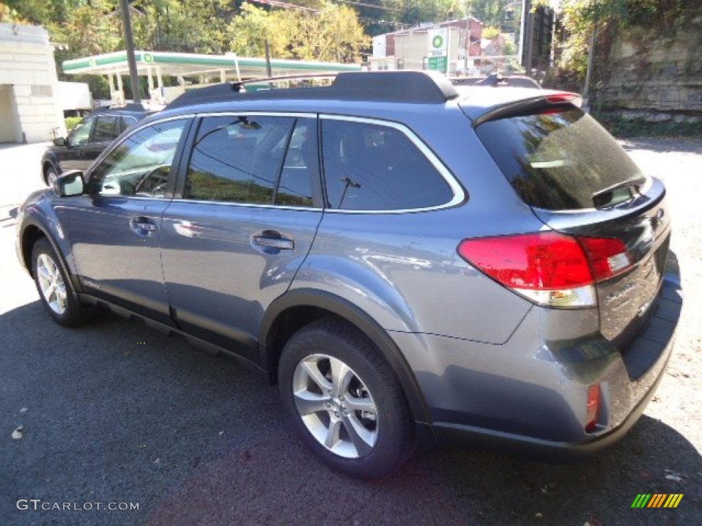 2013 Outback 2.5i Limited - Twilight Blue Metallic / Off Black Leather photo #2