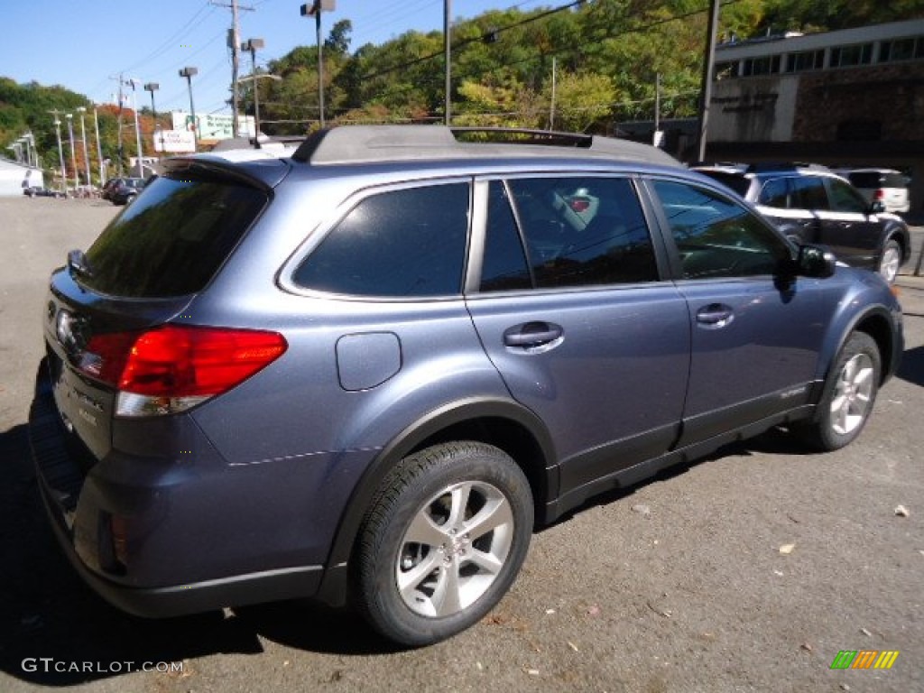 2013 Outback 2.5i Limited - Twilight Blue Metallic / Off Black Leather photo #4