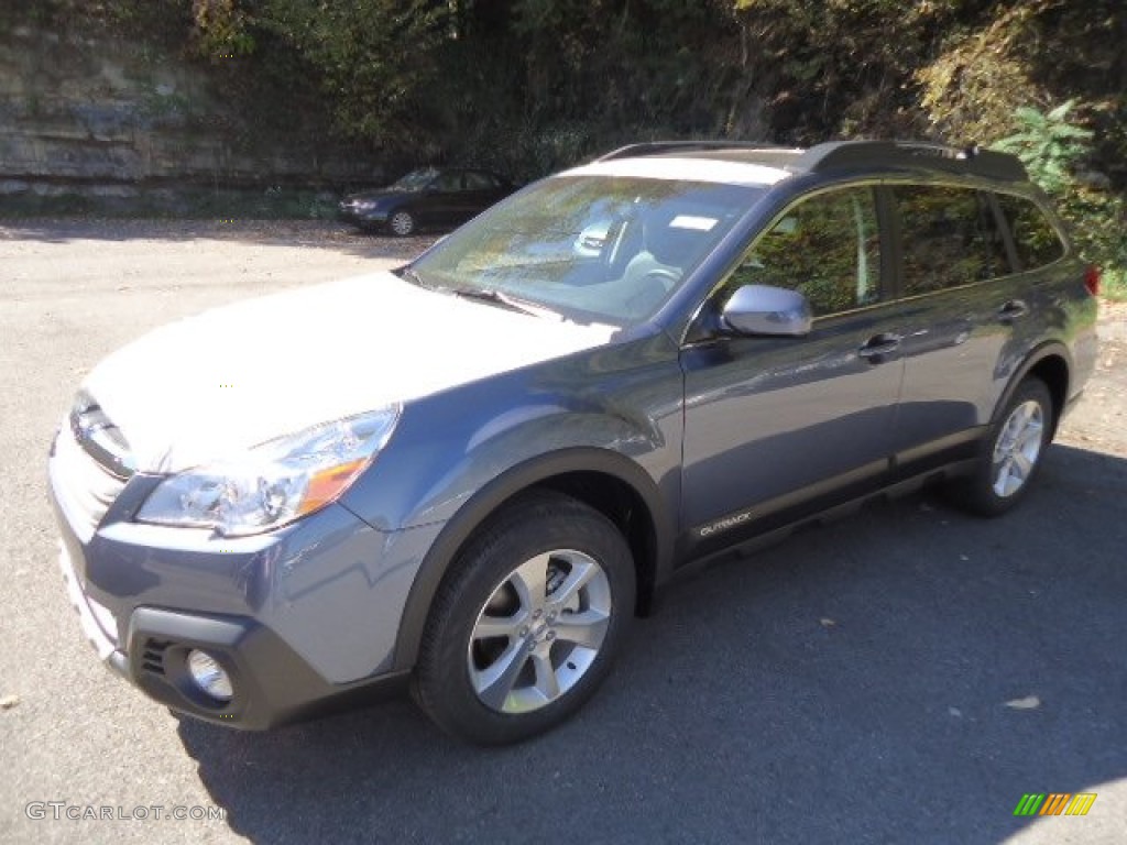 2013 Outback 2.5i Limited - Twilight Blue Metallic / Off Black Leather photo #8