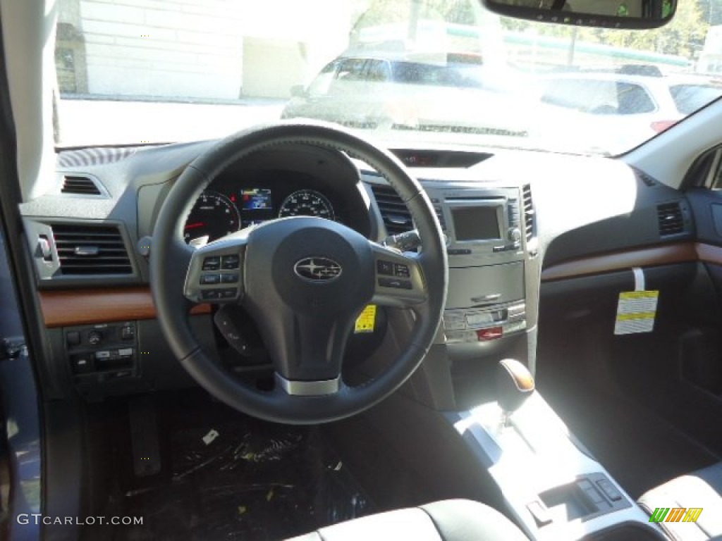 2013 Outback 2.5i Limited - Twilight Blue Metallic / Off Black Leather photo #12