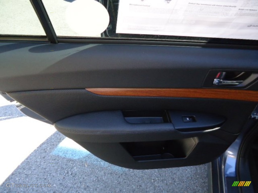 2013 Outback 2.5i Limited - Twilight Blue Metallic / Off Black Leather photo #13
