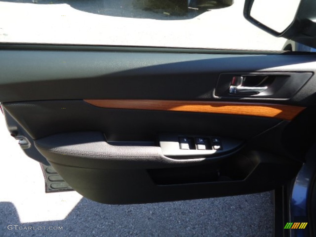 2013 Outback 2.5i Limited - Twilight Blue Metallic / Off Black Leather photo #14