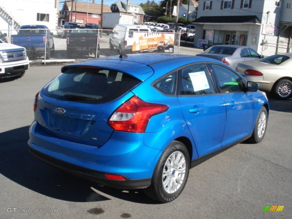 2012 Focus SE Sport 5-Door - Blue Candy Metallic / Charcoal Black photo #6