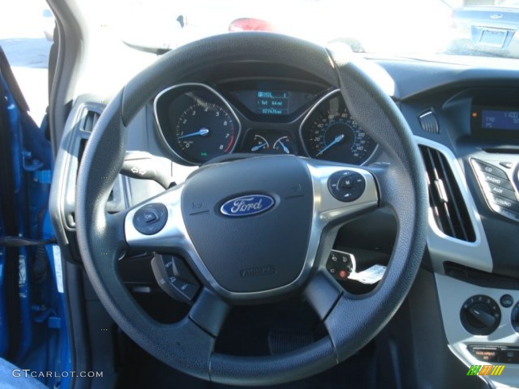 2012 Focus SE Sport 5-Door - Blue Candy Metallic / Charcoal Black photo #13