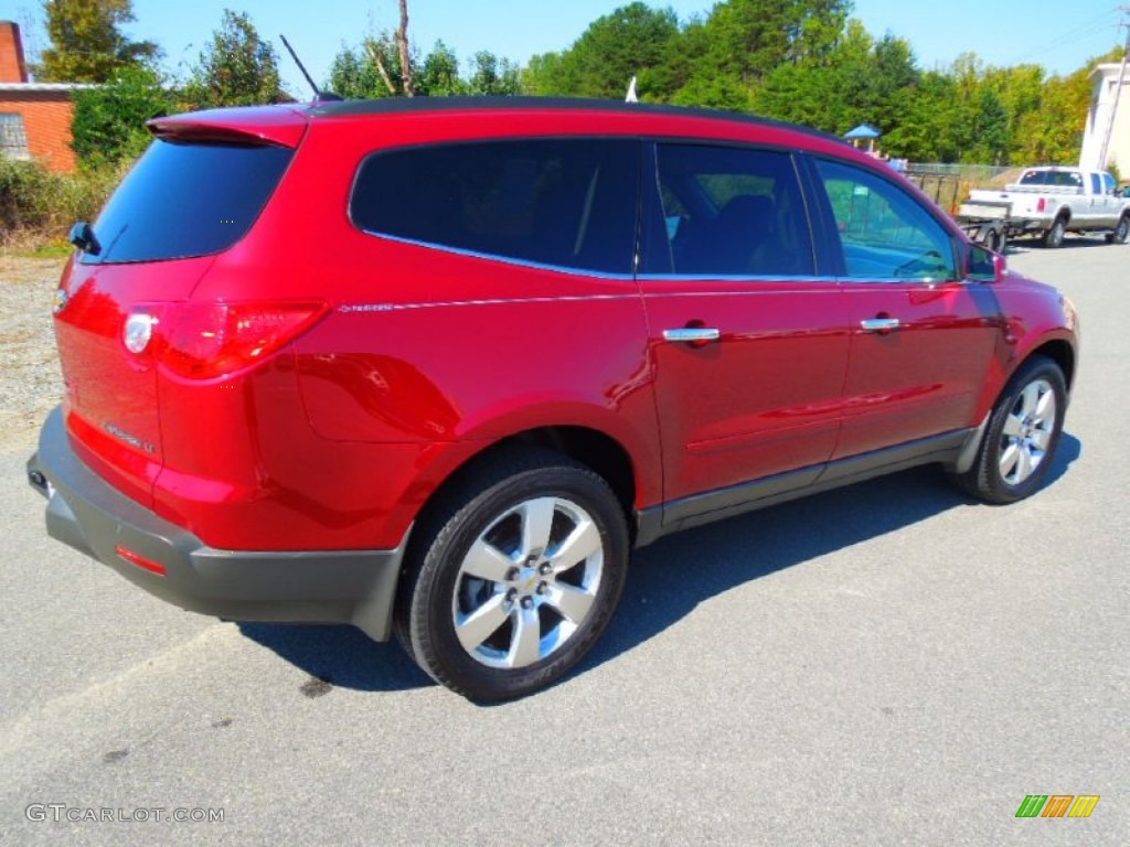 Red Jewel Metallic 2011 Chevrolet Traverse LT Exterior Photo #72082267