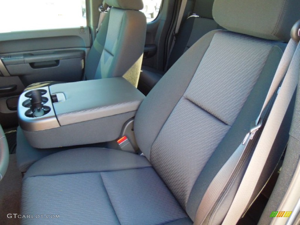 2013 Silverado 1500 LT Extended Cab 4x4 - Blue Granite Metallic / Ebony photo #9