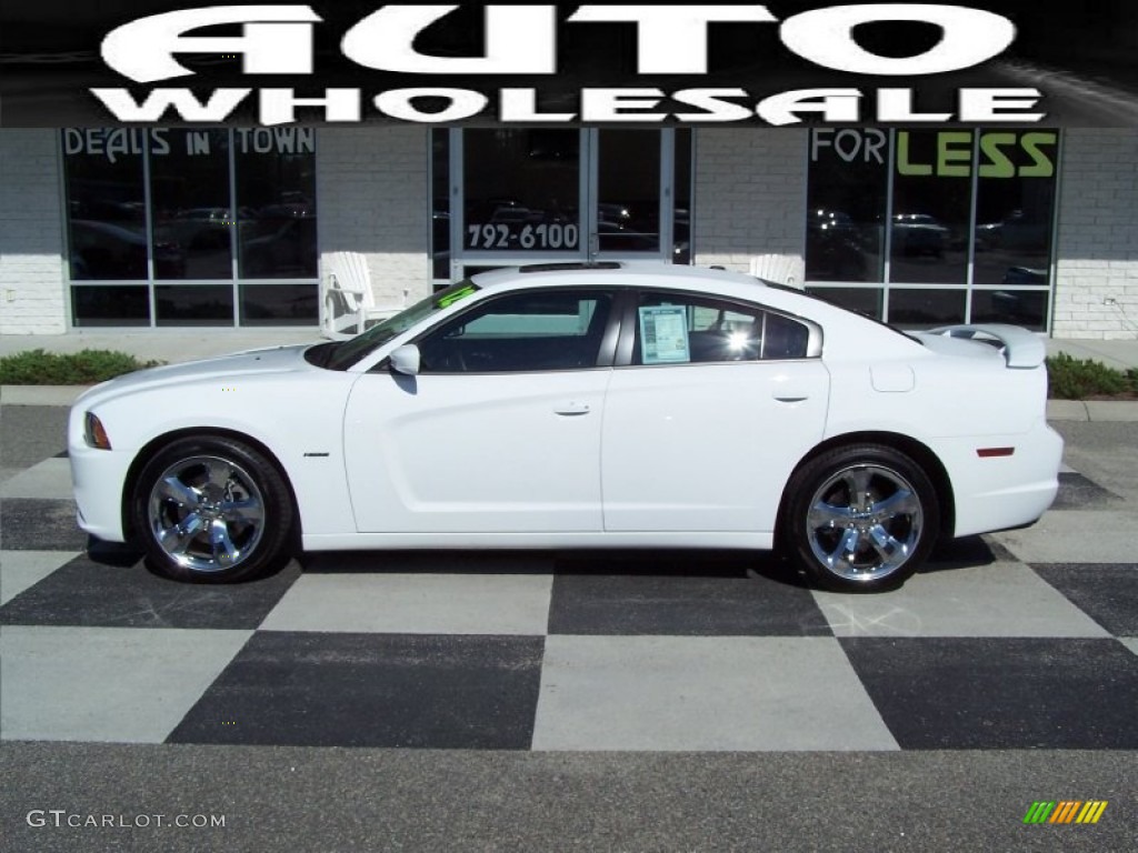 2012 Charger R/T Max - Bright White / Black photo #1