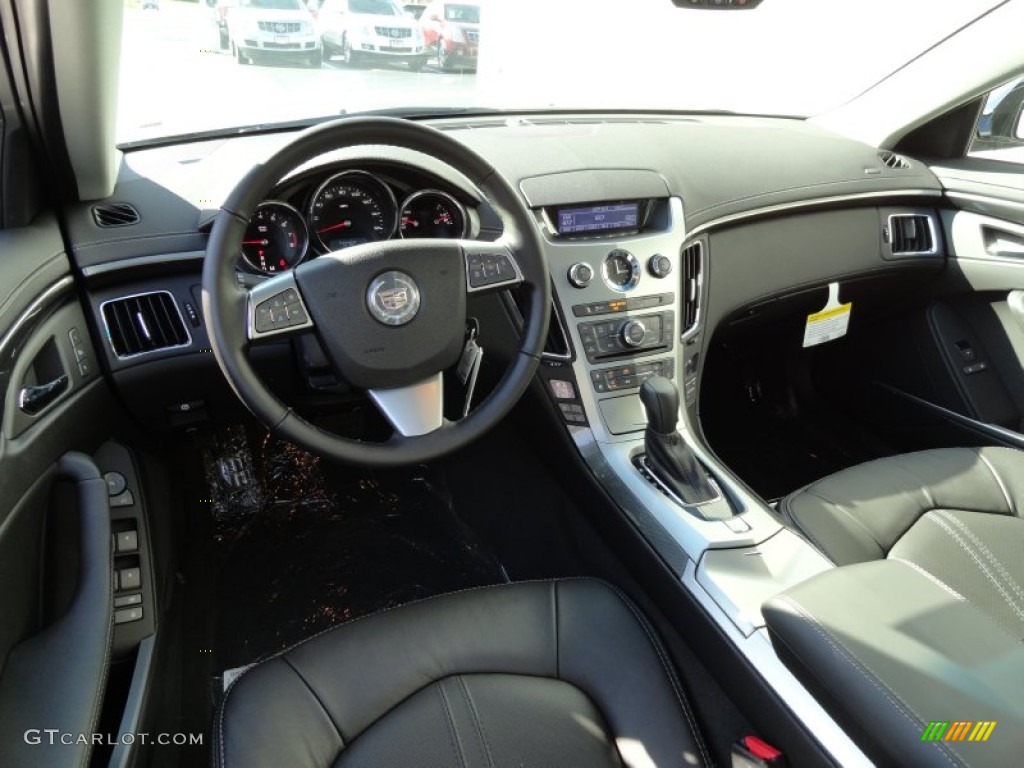 Ebony Interior 2013 Cadillac CTS 4 3.0 AWD Sedan Photo #72084262