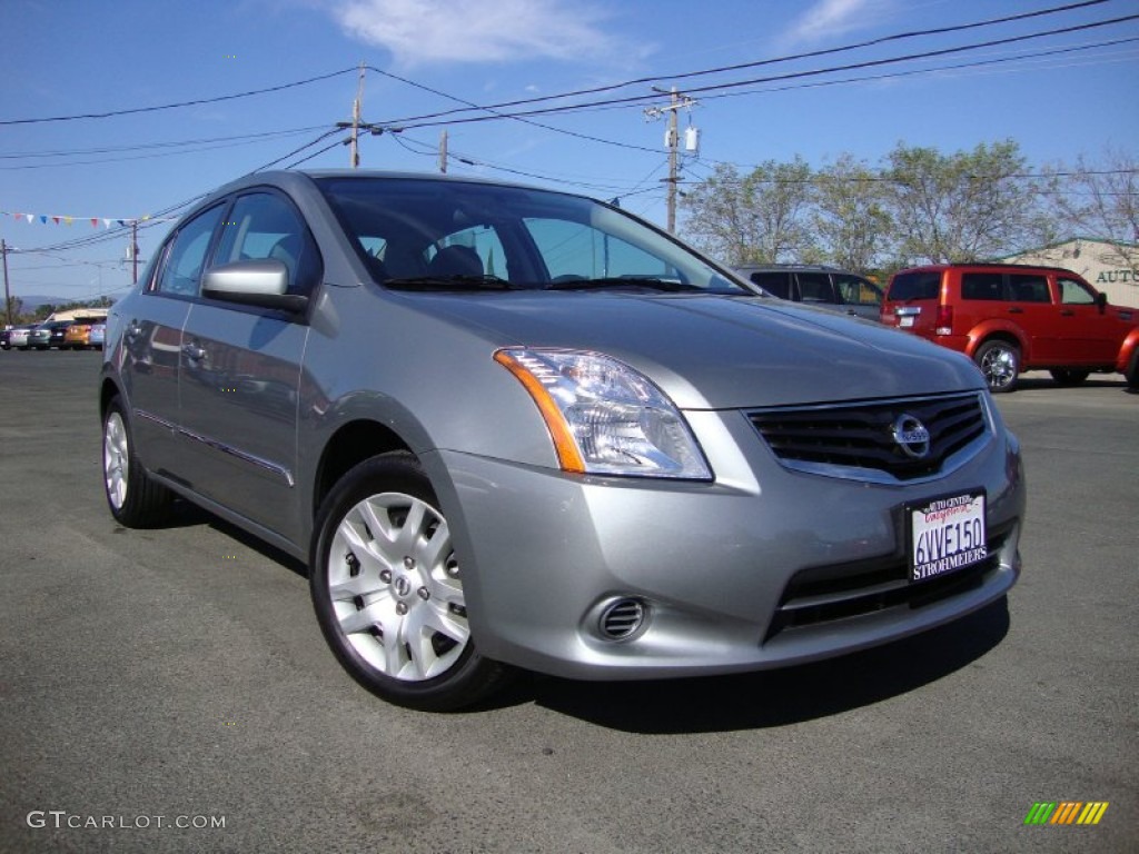 2012 Sentra 2.0 S - Magnetic Gray Metallic / Charcoal photo #1