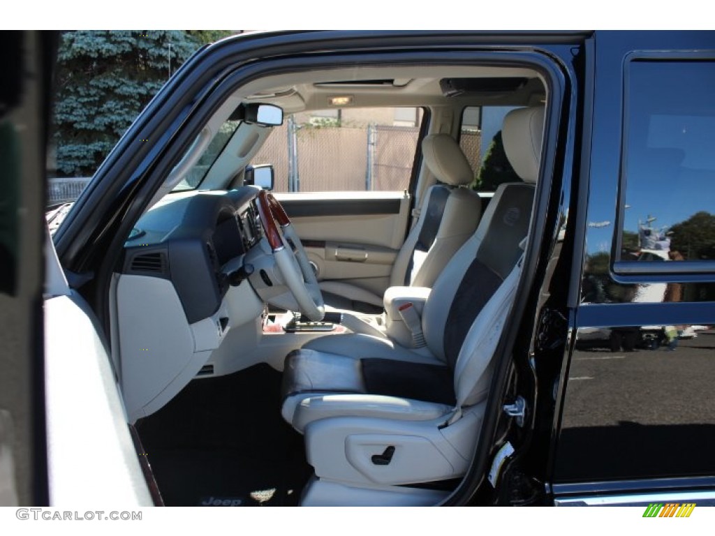 2008 Commander Overland 4x4 - Brilliant Black Crystal Pearl / Dark Khaki/Light Graystone photo #11