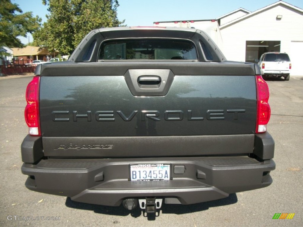 2003 Avalanche 1500 4x4 - Dark Green Metallic / Dark Charcoal photo #3