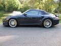 2011 Dark Blue Metallic Porsche 911 Turbo S Cabriolet  photo #3
