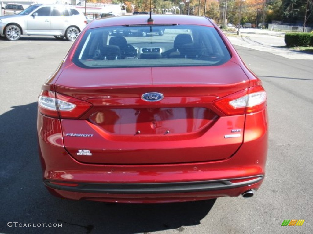 2013 Fusion SE 1.6 EcoBoost - Ruby Red Metallic / Charcoal Black photo #7