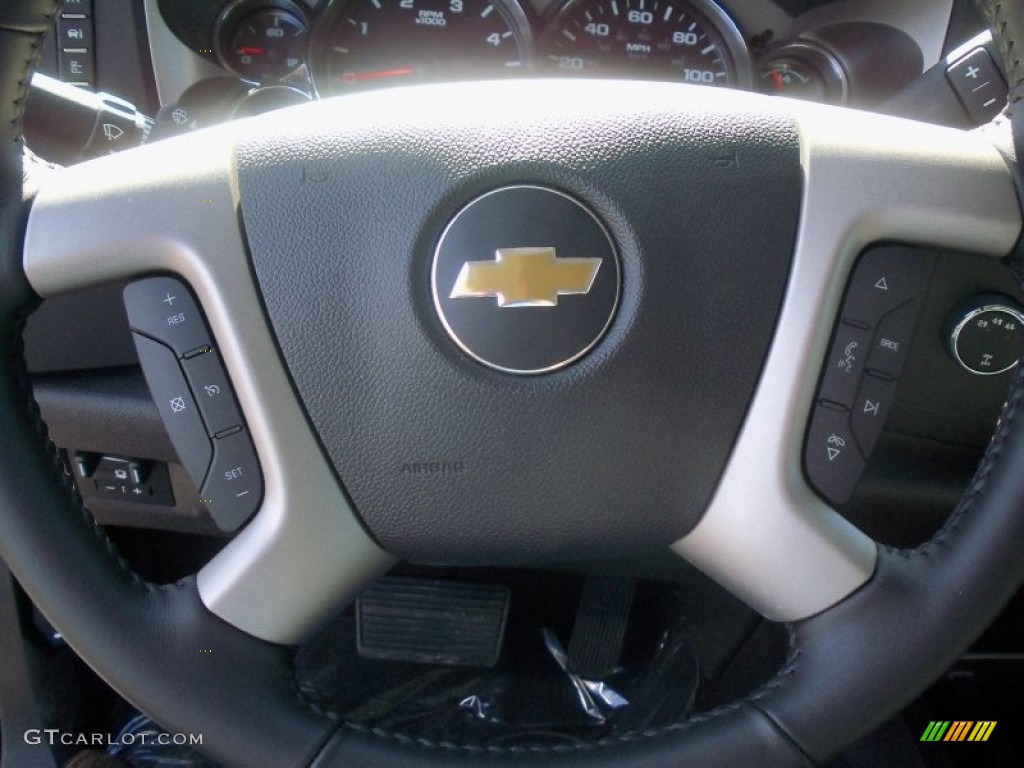 2013 Silverado 2500HD LT Crew Cab 4x4 - Deep Ruby Metallic / Ebony photo #41