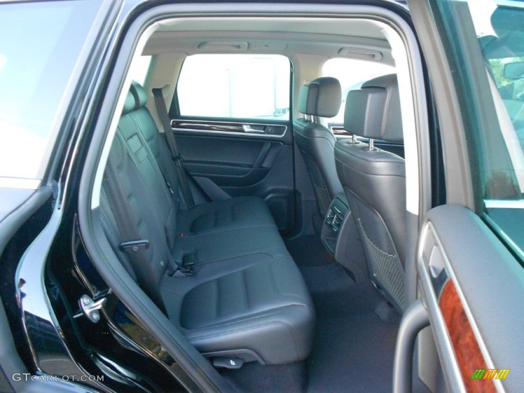 Black Anthracite Interior 2013 Volkswagen Touareg TDI Executive 4XMotion Photo #72091993