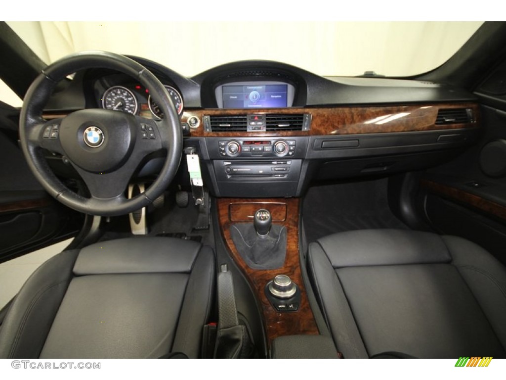 2007 BMW 3 Series 328i Coupe Black Dashboard Photo #72092503