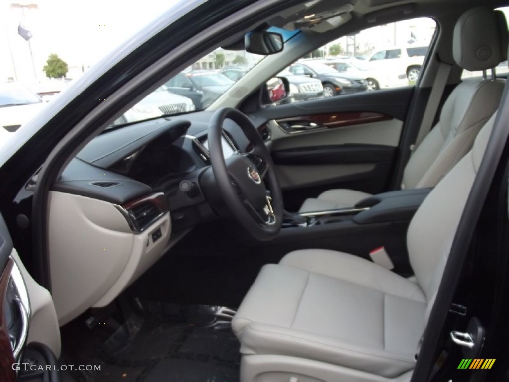 Light Platinum/Jet Black Accents Interior 2013 Cadillac ATS 3.6L Luxury Photo #72092626