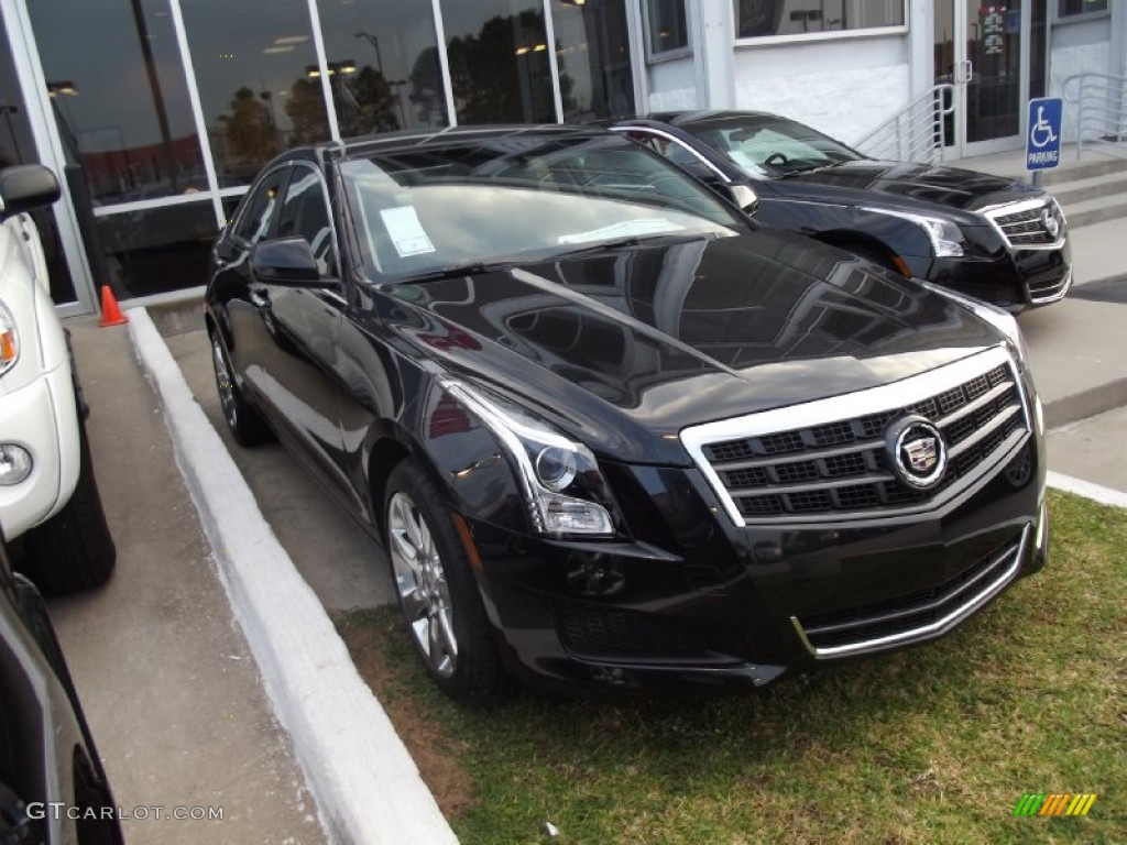 2013 ATS 2.5L - Black Diamond Tricoat / Jet Black/Jet Black Accents photo #2