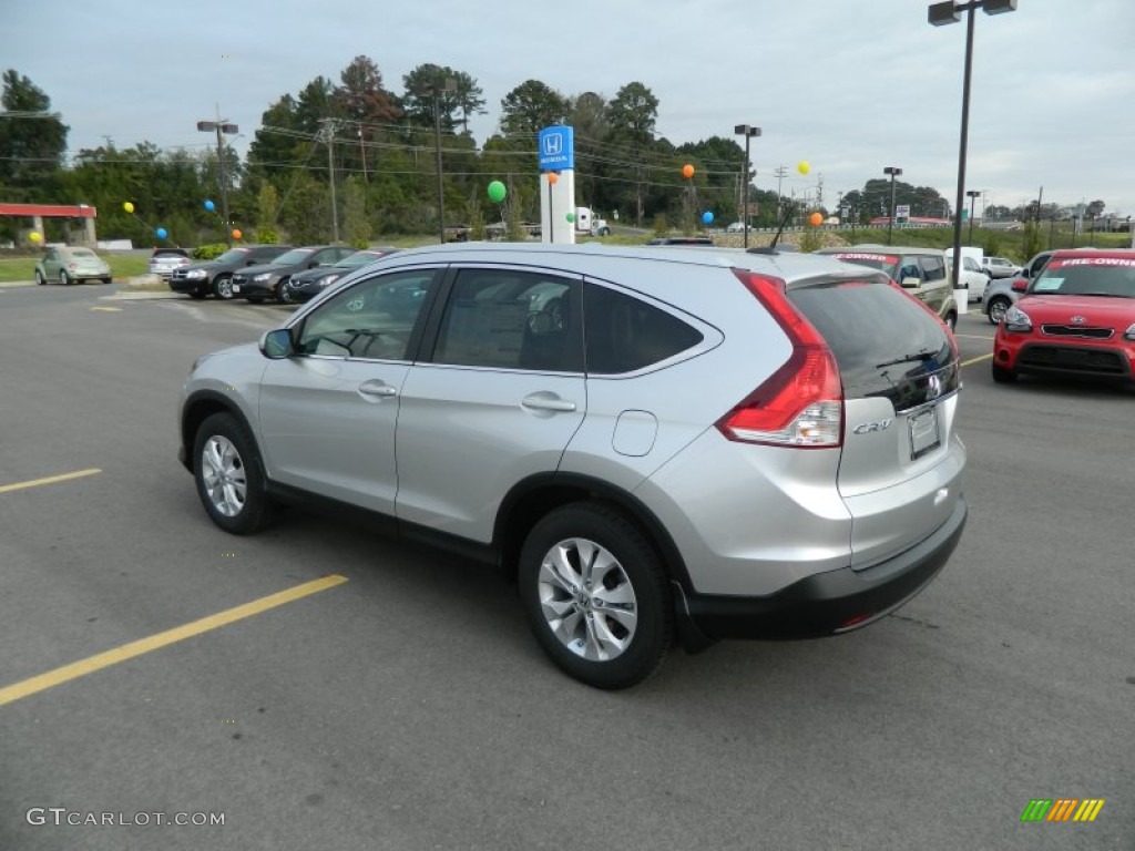 2013 CR-V EX-L - Alabaster Silver Metallic / Gray photo #3