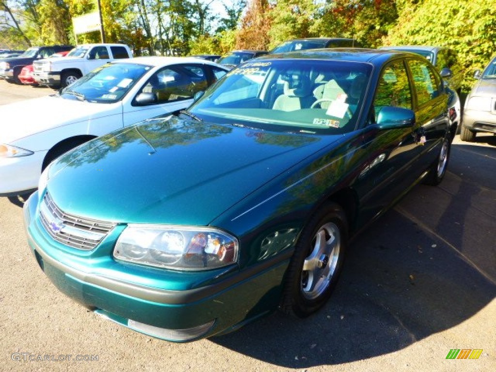 2000 Impala LS - Dark Jade Green Metallic / Medium Gray photo #5