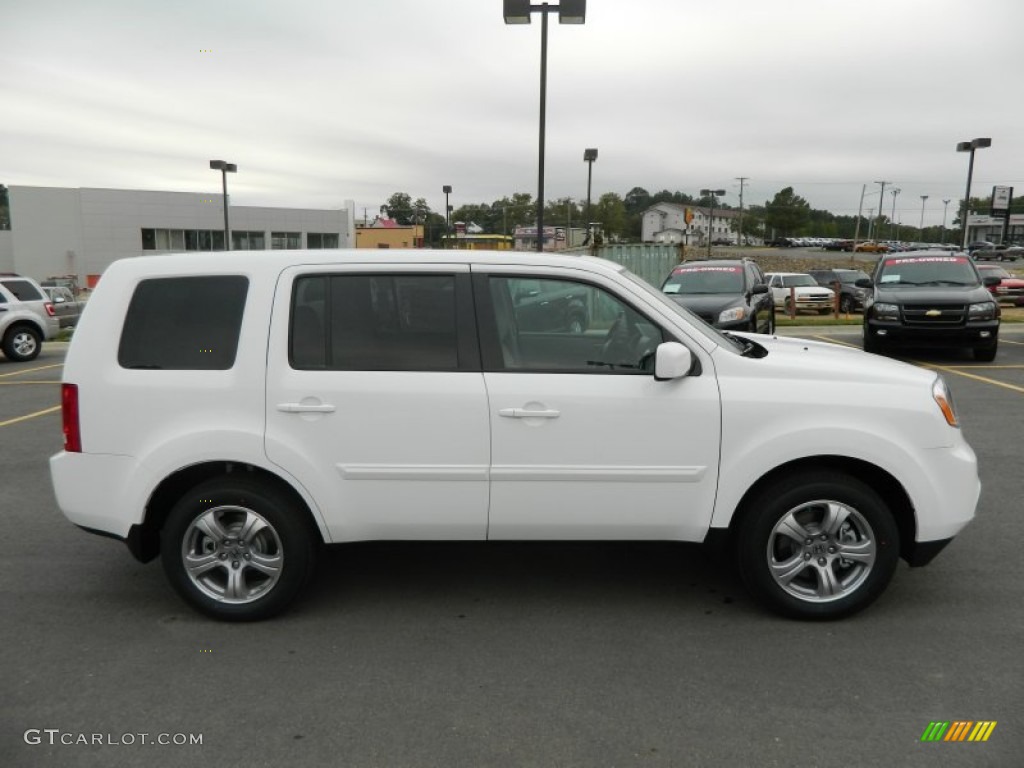 Taffeta White 2013 Honda Pilot EX-L Exterior Photo #72096838