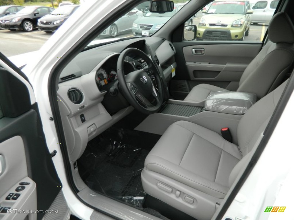 Gray Interior 2013 Honda Pilot EX-L Photo #72096928