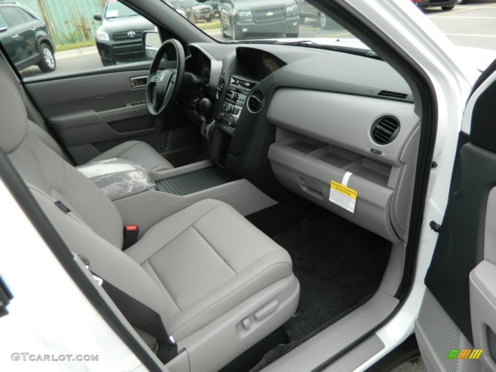 Gray Interior 2013 Honda Pilot EX-L Photo #72097042