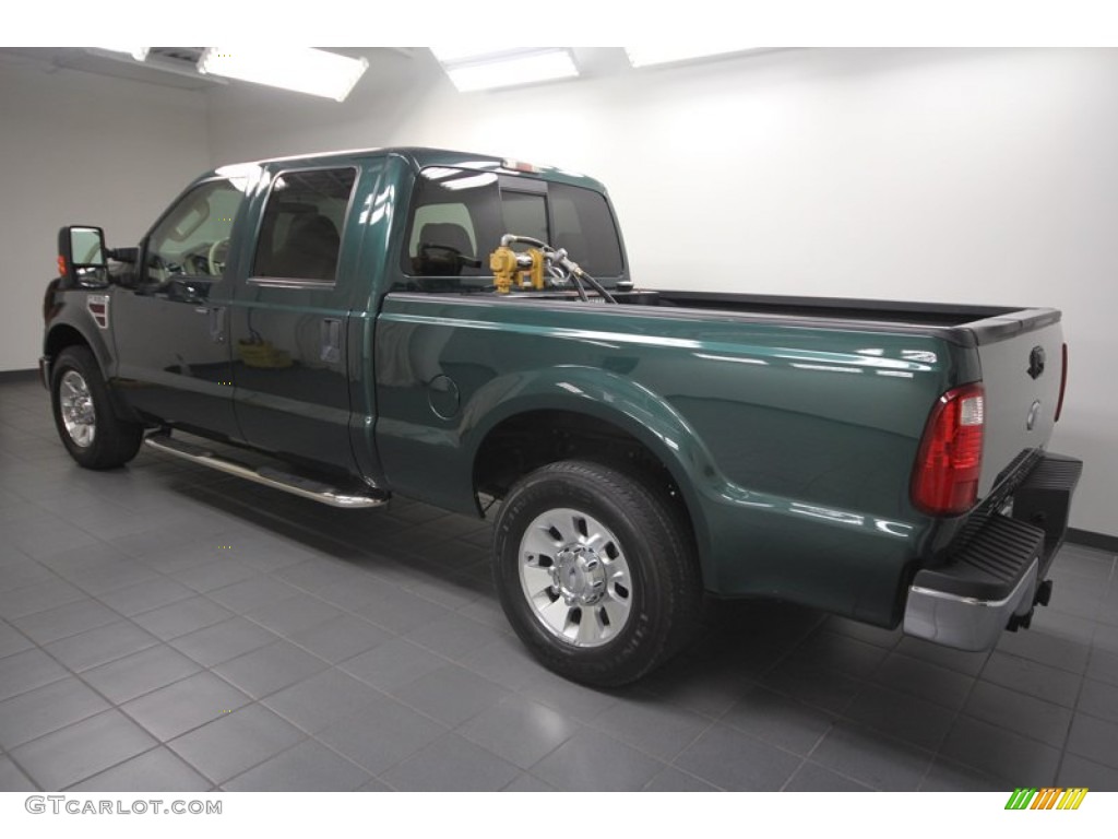 Forest Green Metallic 2008 Ford F350 Super Duty Lariat Crew Cab Exterior Photo #72097194