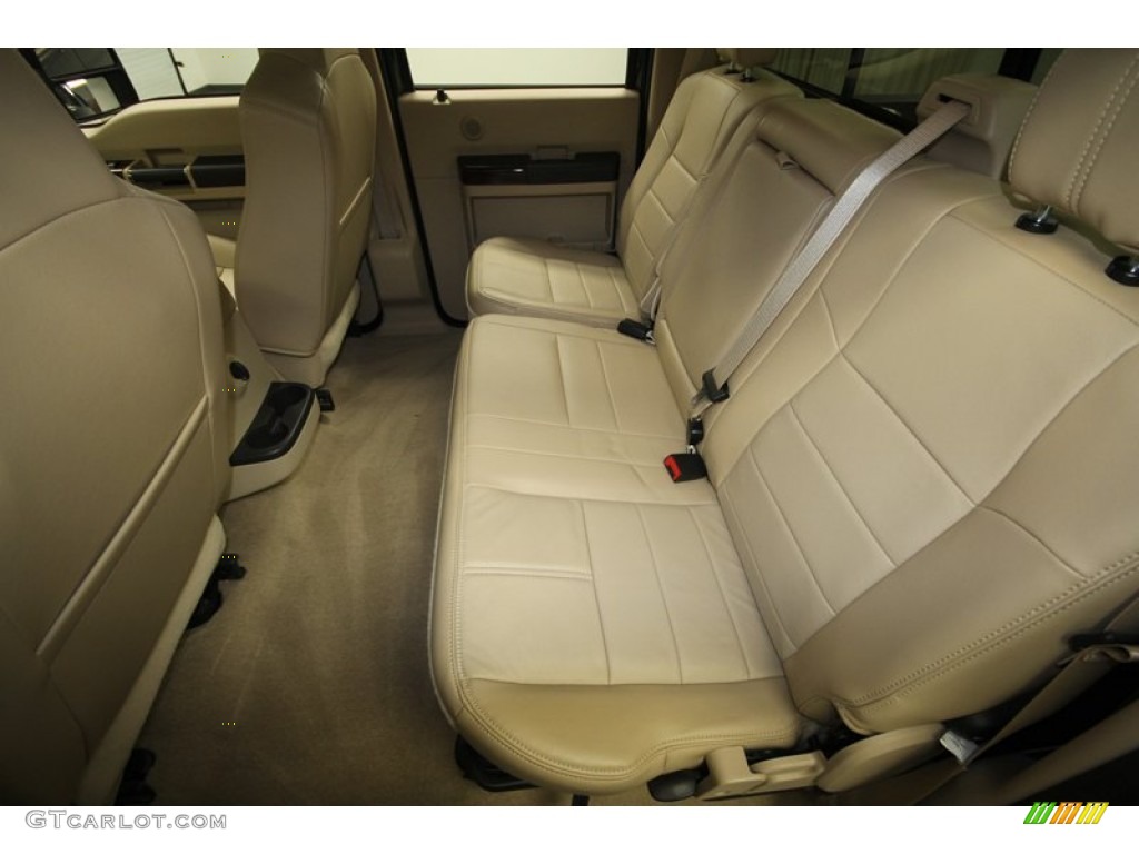 2008 Ford F350 Super Duty Lariat Crew Cab Rear Seat Photo #72097339
