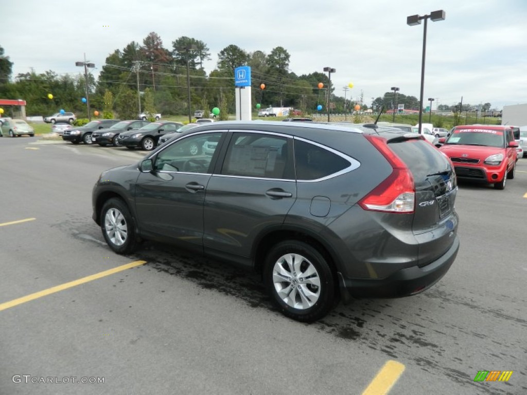 2013 CR-V EX-L AWD - Polished Metal Metallic / Gray photo #3