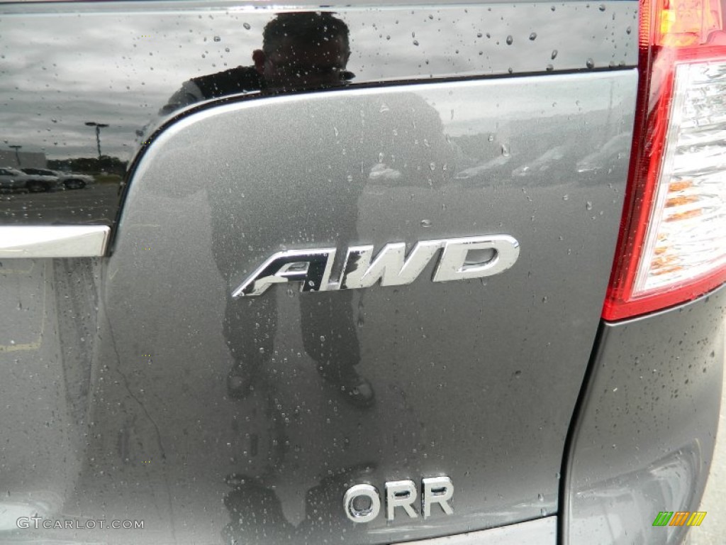 2013 CR-V EX-L AWD - Polished Metal Metallic / Gray photo #5