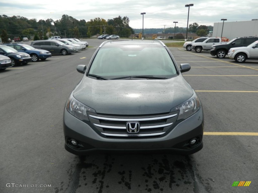 2013 CR-V EX-L AWD - Polished Metal Metallic / Gray photo #9
