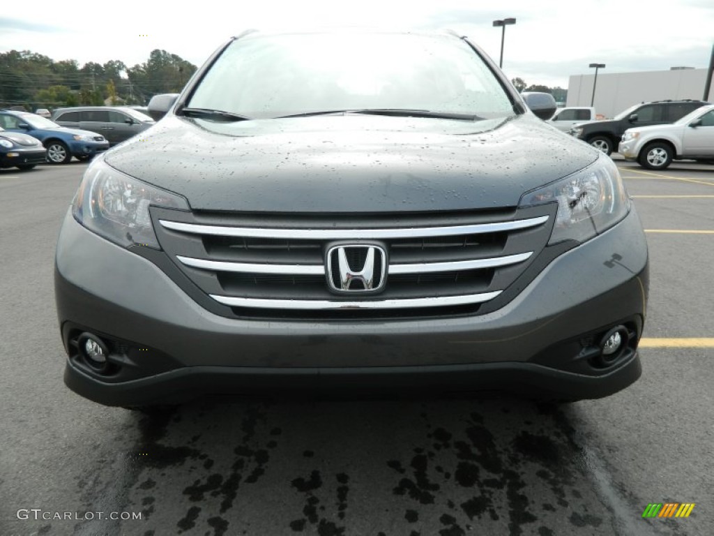 2013 CR-V EX-L AWD - Polished Metal Metallic / Gray photo #10