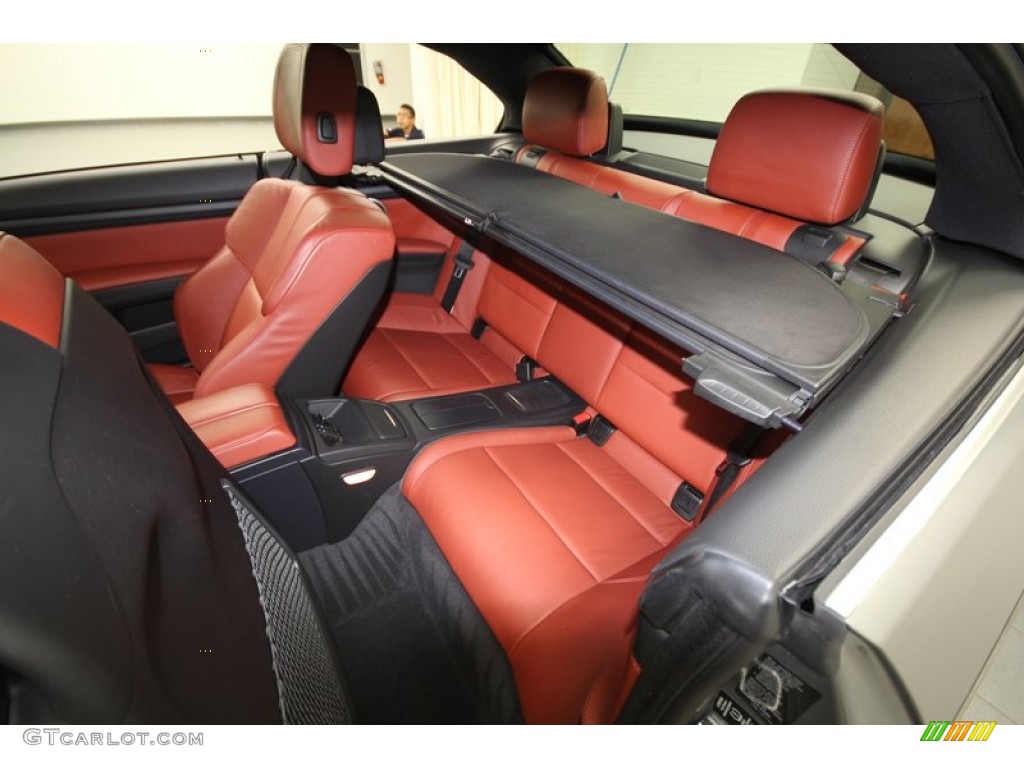 Fox Red Novillo Leather Interior 2011 BMW M3 Convertible Photo #72098188