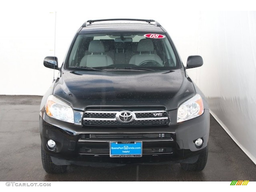 2008 RAV4 Limited V6 4WD - Black / Ash photo #7