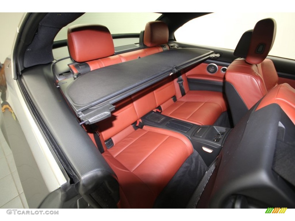 Fox Red Novillo Leather Interior 2011 BMW M3 Convertible Photo #72098410